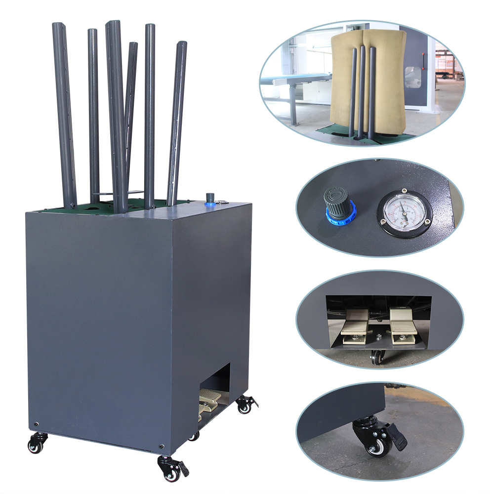 單工位軟墊外套填充機