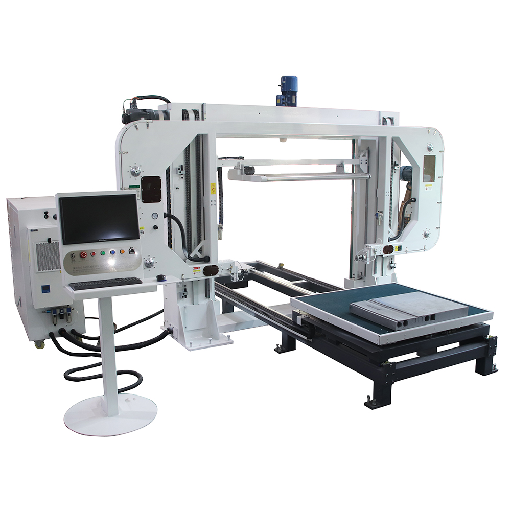 海綿數控仿形切割機 (橫刀旋轉臺)