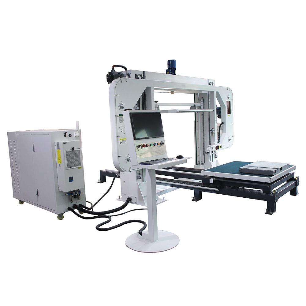 海綿數控仿形切割機 (橫刀旋轉臺)