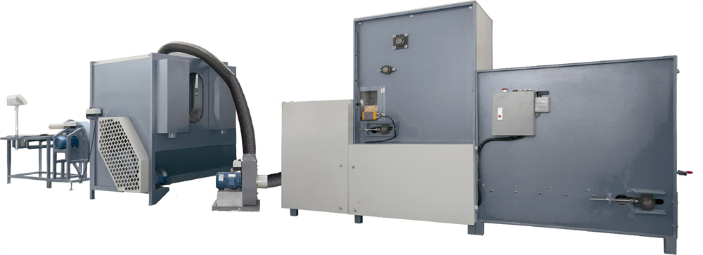 自動送料松棉混合填充生產線